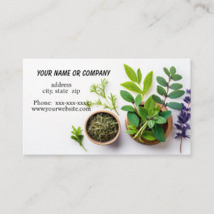 Herbalist Business Card