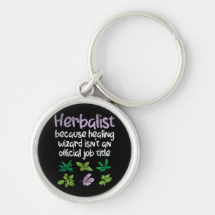 Herbalist Herbs Funny Key Ring