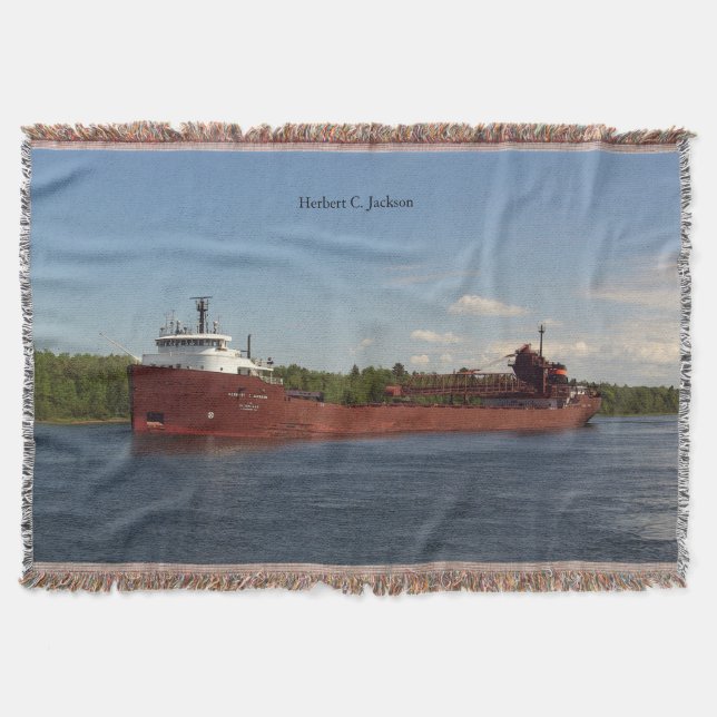 Herbert C. Jackson throw blanket (Front)