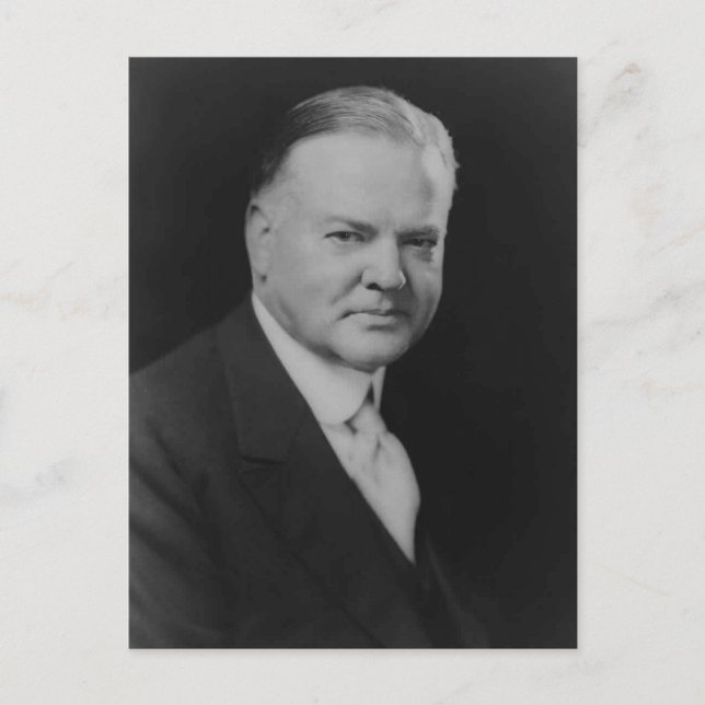 Herbert Hoover 31 Postcard (Front)