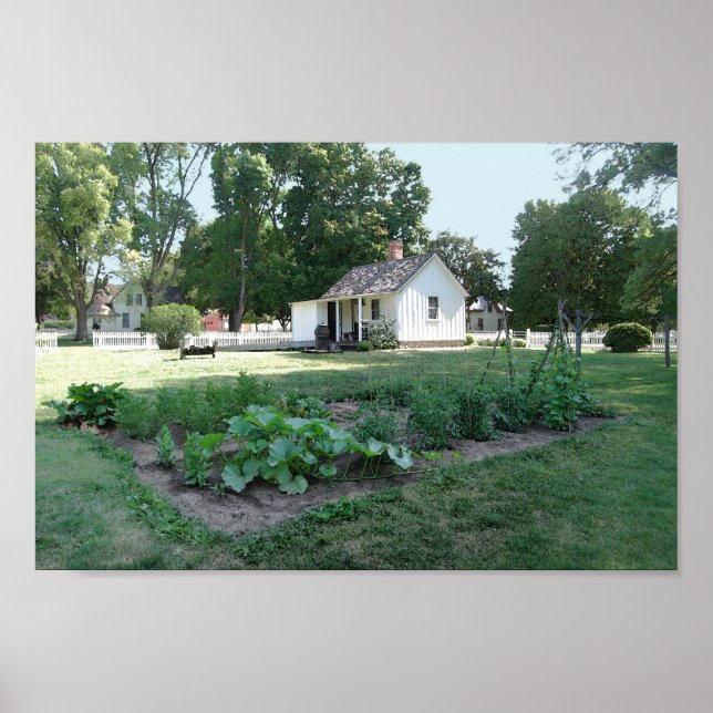 Herbert Hoover Birthplace Cottage, Iowa Poster (Front)