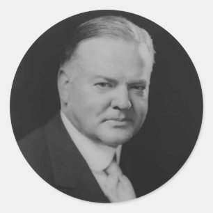 Herbert Hoover Classic Round Sticker
