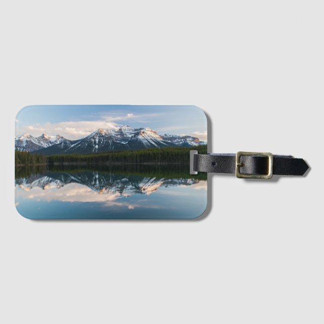 Herbert Lake, Alberta, Canada bag tag (Front Horizontal)