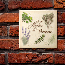 Herbes de Provence Ceramic Tile