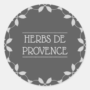 Herbes De Provence Spice Jar Label