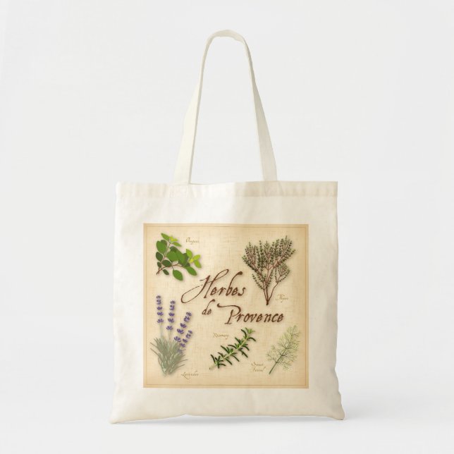 Herbes de Provence Tote Bag (Front)