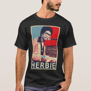 Herbie Hancock Hope Poster - Sizes of Jazz Musicia T-Shirt
