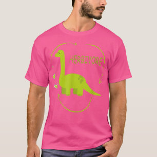Herbivore Brachiosaurus Dinosaur Funny Vegetarian  T-Shirt