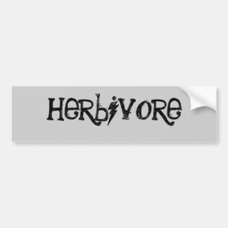 herbivore bumper sticker