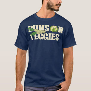 Herbivore Plant Based Runs On Veggies Vegetables V T-Shirt