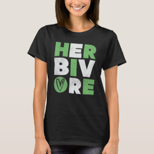 Herbivore Powered by plants Vegan Veganism Vegetar T-Shirt