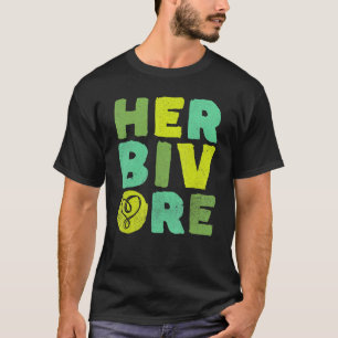 Herbivore Powered by plants Vegan Veganism Vegetar T-Shirt