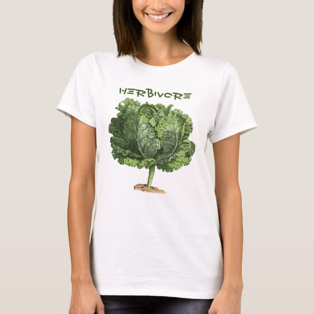 Herbivore Vegan Vegetarian T-Shirt (Front)