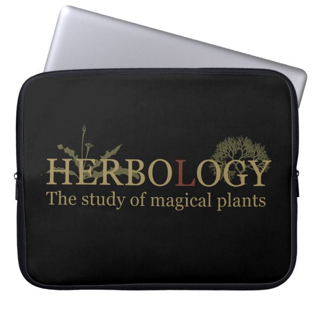 herbology laptop sleeve (Front)