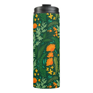 Herbs and flowers of the fields thermal tumbler