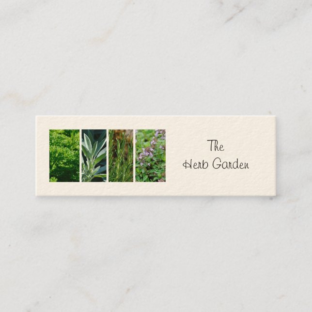 Herbs business card (Front)