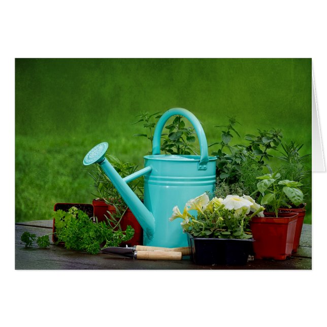 Herbs/Flowers/Gardening - Blank Card (Front Horizontal)