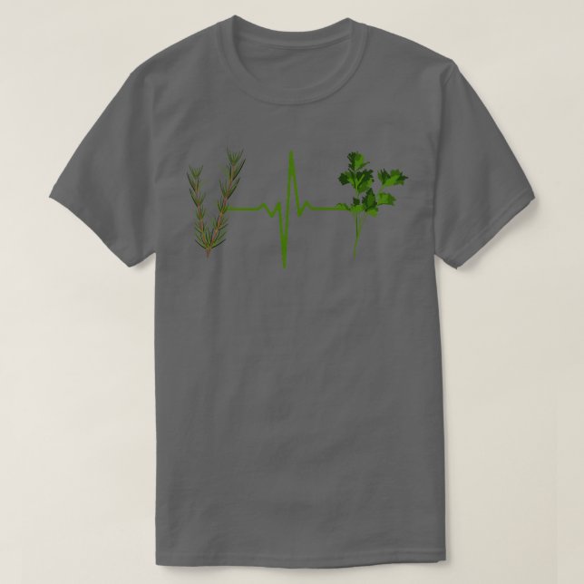 Herbs Garden Herbs Heartbeat T-Shirt (Design Front)
