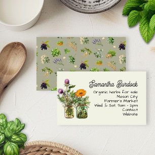 Herbs Herbalist Nature  Business Card
