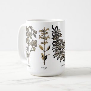 Herbs Parsley Sage Rosemary & Thyme Coffee Mug