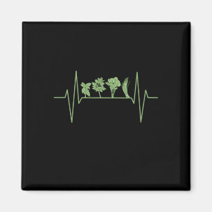 Herbs Plants Heartbeat Magnet