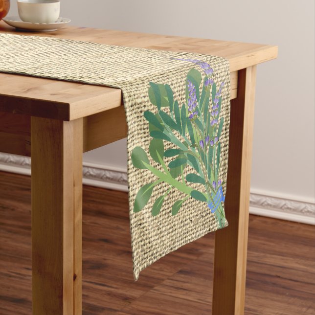 Herbs Short Table Runner (In Situ)