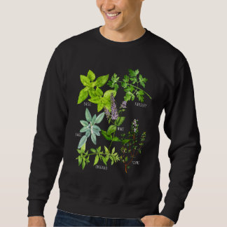 Herbs Types Plants Sweatshirt
