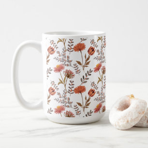Herbstliches Blütenmosaik Coffee Mug