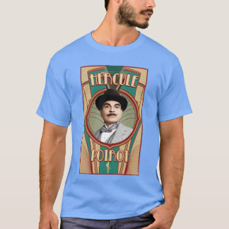 Hercule Poirot Design friends T-Shirt