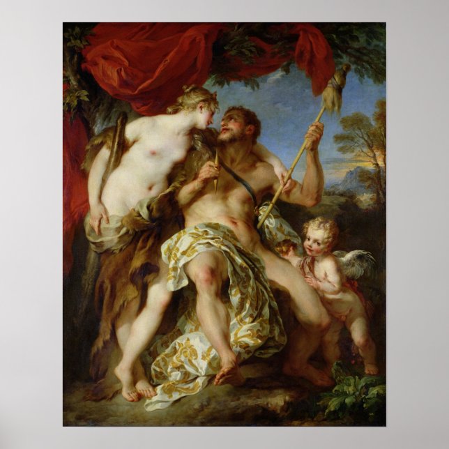 Hercules and Omphale, 1724 Poster (Front)