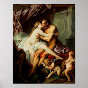 Hercules and Omphale by Francois Boucher Poster