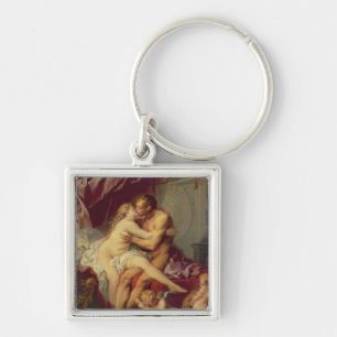 Hercules and Omphale Key Ring