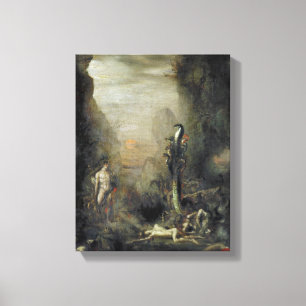 Hercules and the Lernaean Hydra Canvas Print