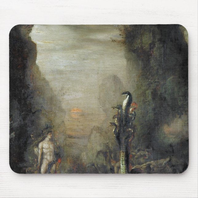 Hercules and the Lernaean Hydra Mouse Pad (Front)