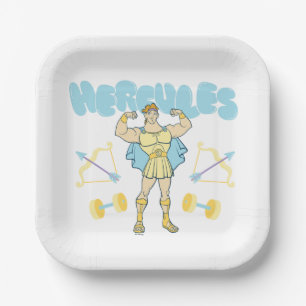 Hercules Arrows and Dumbbells Flex Paper Plates