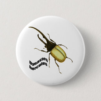 Hercules Beetle 6 Cm Round Badge