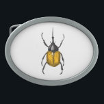 Hercules beetle belt buckle<br><div class="desc">Hand-drawn vector illustration of Hercules beetle</div>