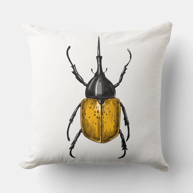 Hercules beetle cushion (Front)