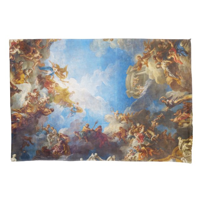 Hercules ceiling painting in Chateau de Versailles Pillowcase (Front)