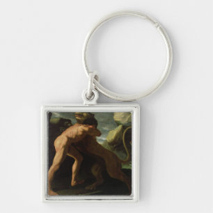 Hercules Fighting with the Nemean Lion Key Ring