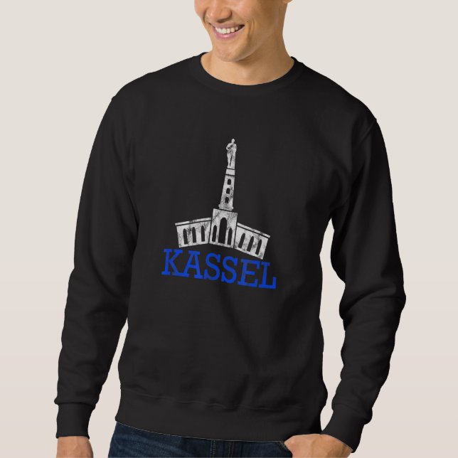 Hercules Over Kassel  Beautiful Kassel Sweatshirt (Front)
