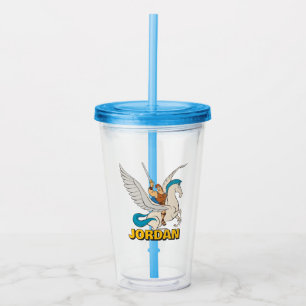 Hercules Riding Pegasus Acrylic Tumbler