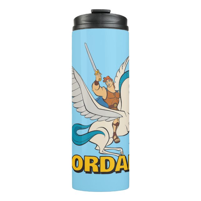Hercules Riding Pegasus Thermal Tumbler (Front)