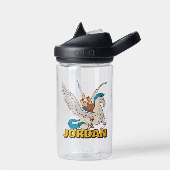 Hercules Riding Pegasus Water Bottle (Left)
