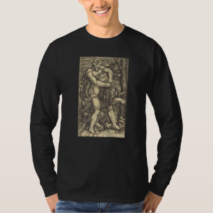 Hercules trying to give a cat a pill Nemean lion a T-Shirt
