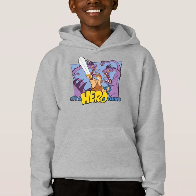 Hercules vs Hydra - It's a HERO Thing Hoodie (Front)