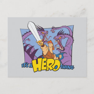 Hercules vs Hydra - It's a HERO Thing Postcard