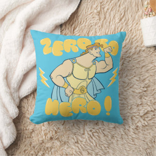 Hercules - Zero to Hero Throw Pillow