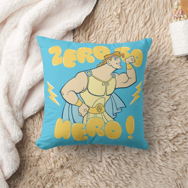 Hercules - Zero to Hero Throw Pillow (Blanket)