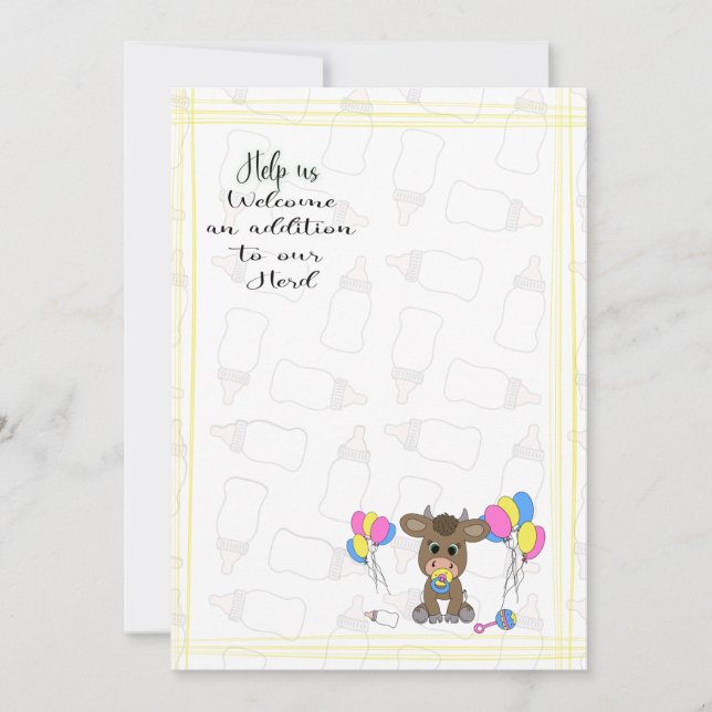 herd addition invitation (Front)